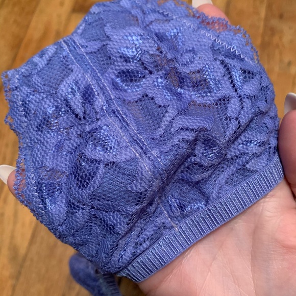 INTIMATELY FREE PEOPLE Purple Lace Halter Bralette - Picture 7 of 7